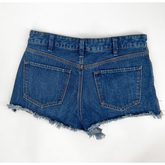Free People Distressed Denim Cut-Off Shorts Size 29 - Picture 2 of 6